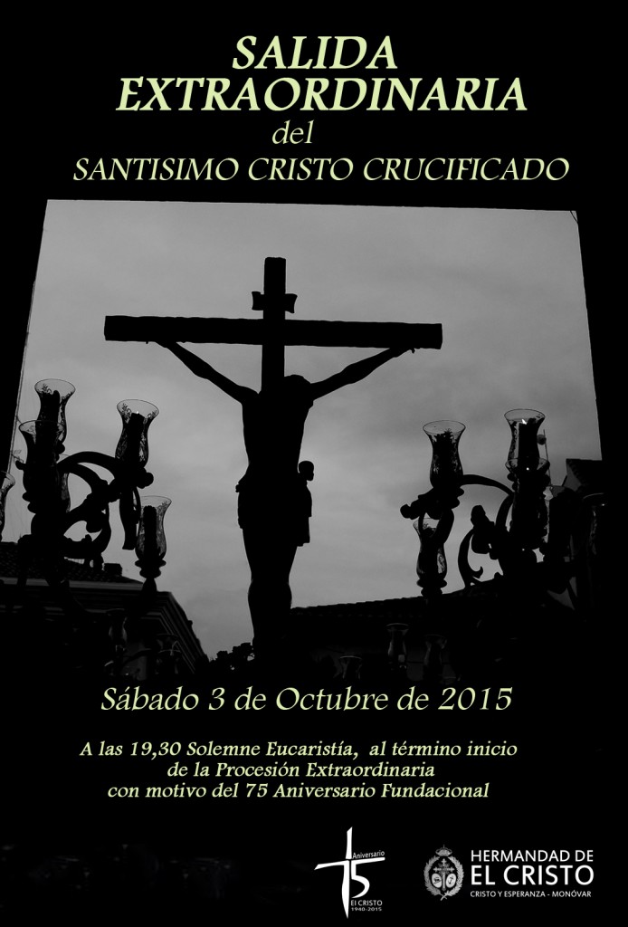 Cartel de la procesión extraordinaria